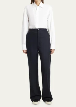 SETCHUFlannel Straight Leg Pants