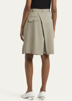 SETCHUHakama Pleated Wool Shorts
