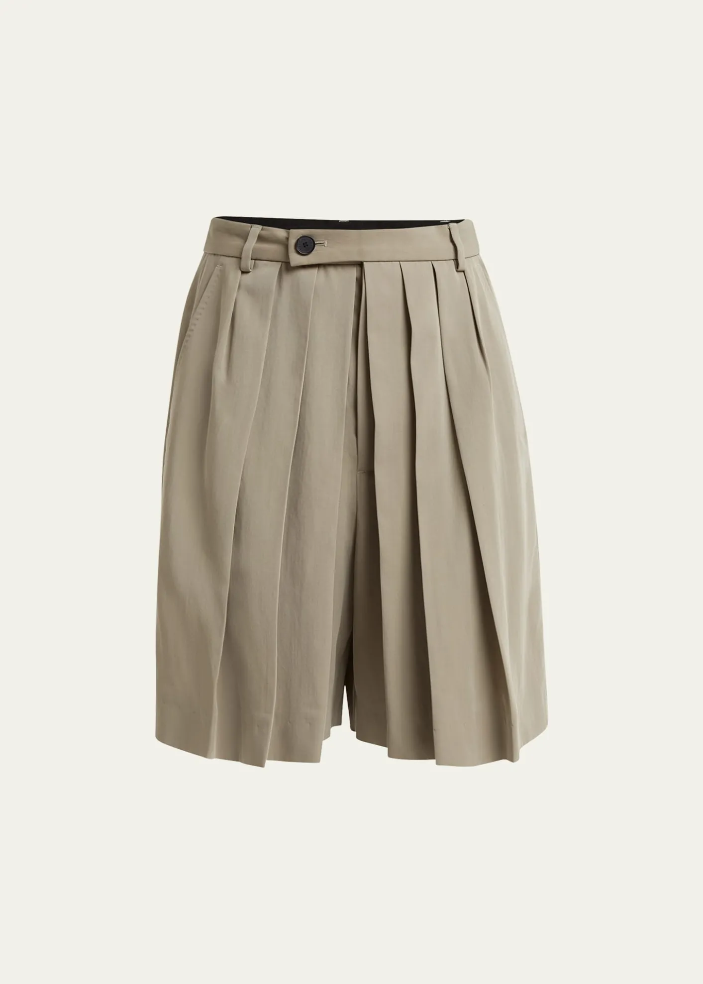 SETCHUHakama Pleated Wool Shorts