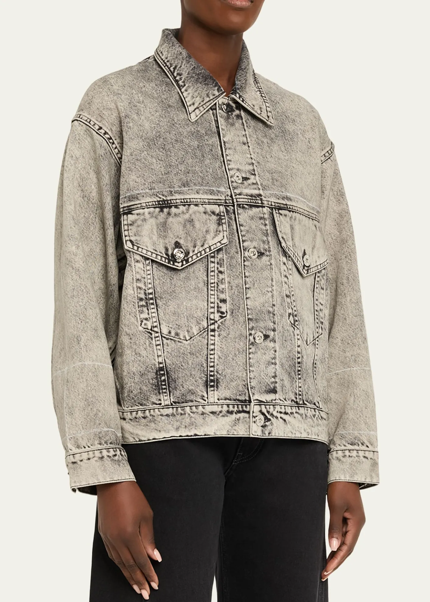SETCHURuche Washed Denim Jacket