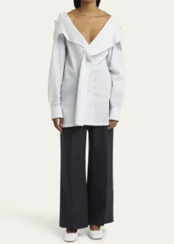 SETCHUStripe Button Down Blouse