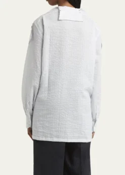 SETCHUStripe Button Down Blouse