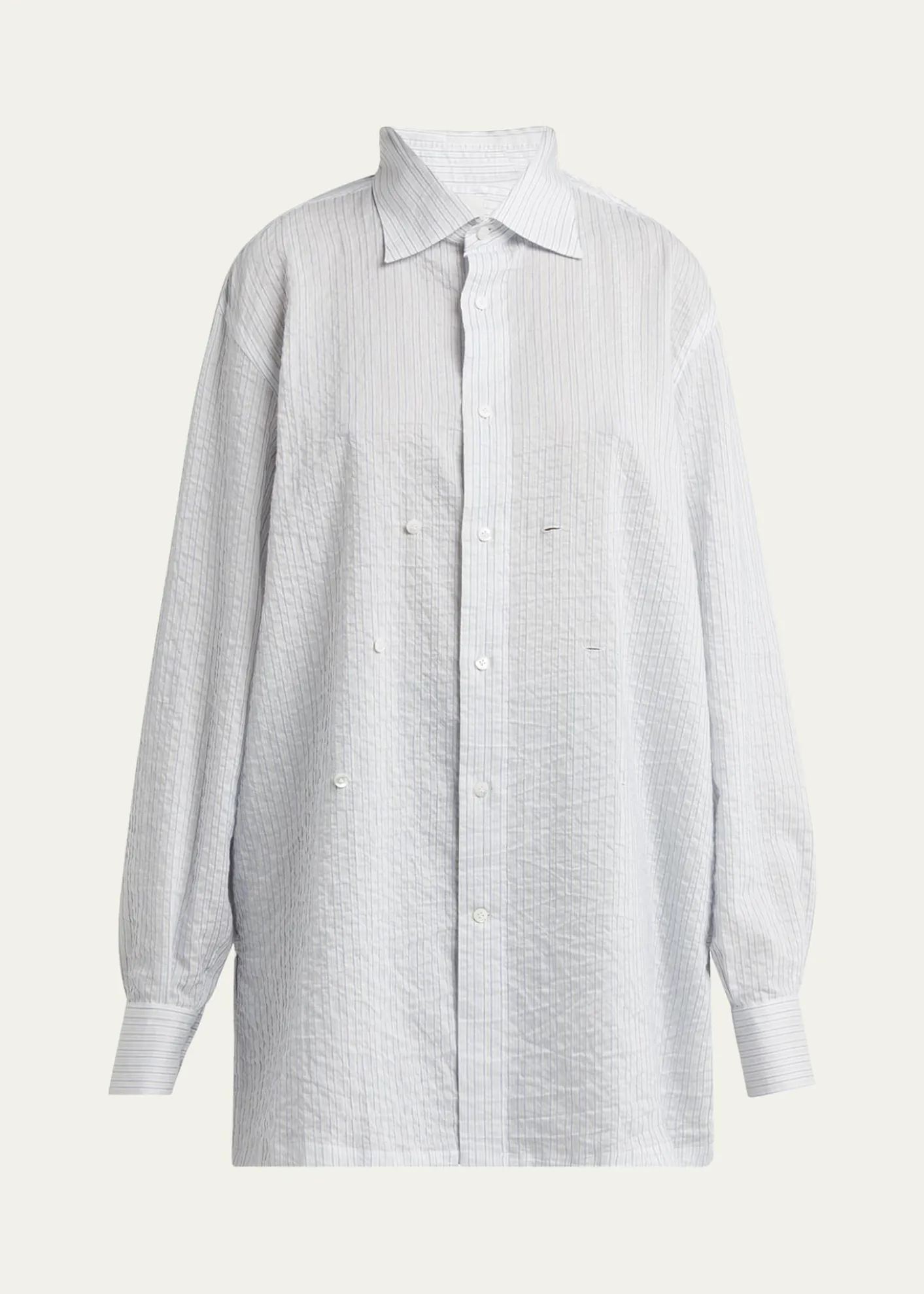 SETCHUStripe Button Down Blouse