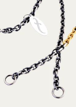 Sevan Bicakci24K Gold and Silver Open Necklace