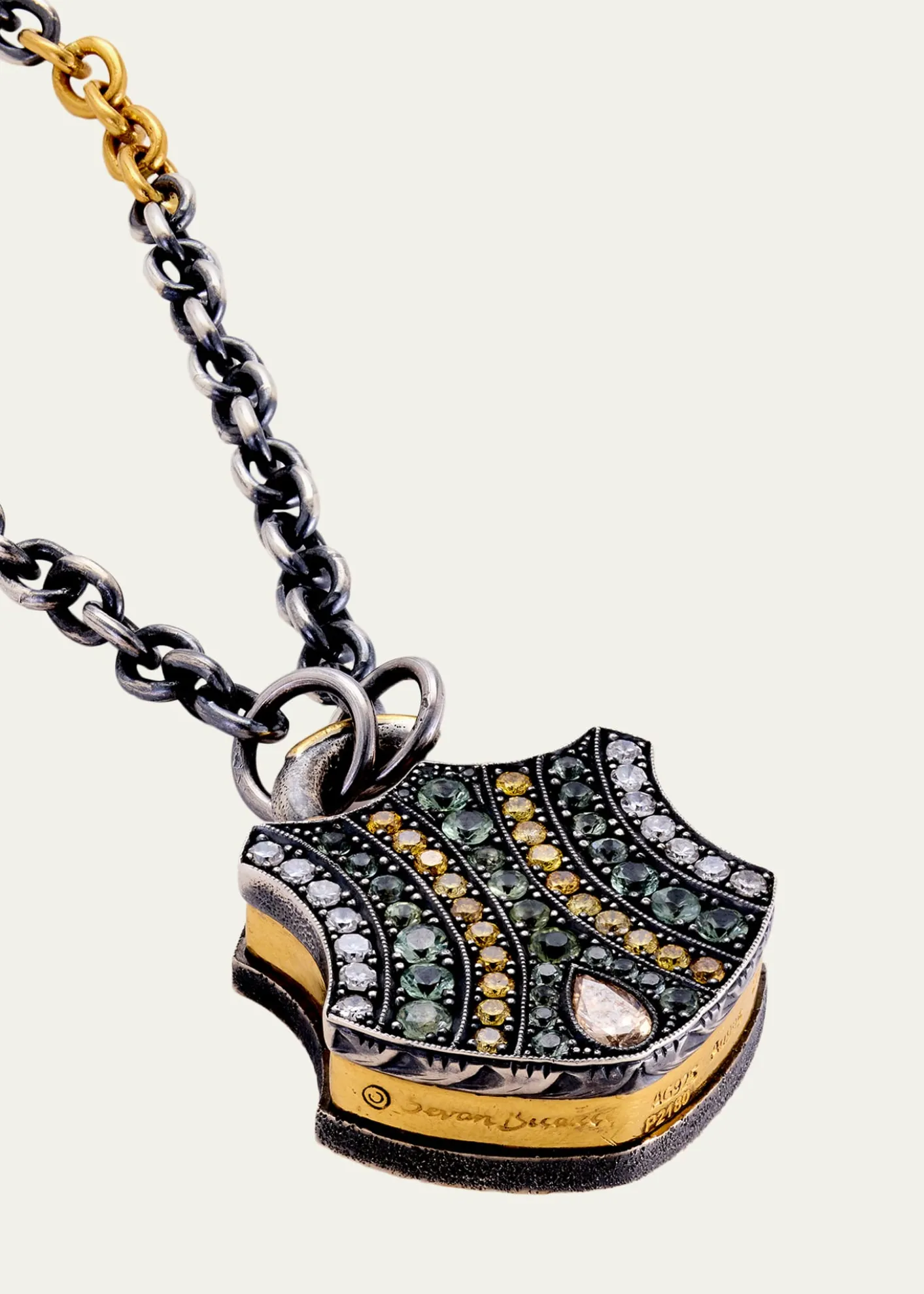 Sevan Bicakci24K Gold and Silver Open Necklace