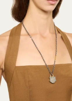 Sevan Bicakci24K Gold and Silver Open Necklace