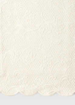 SferraAlice Twin Floral Matelasse Coverlet