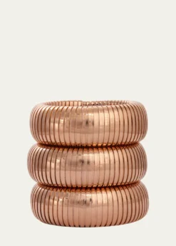 Sidney Garber18K Rose Gold Tubogas Domed Cuff