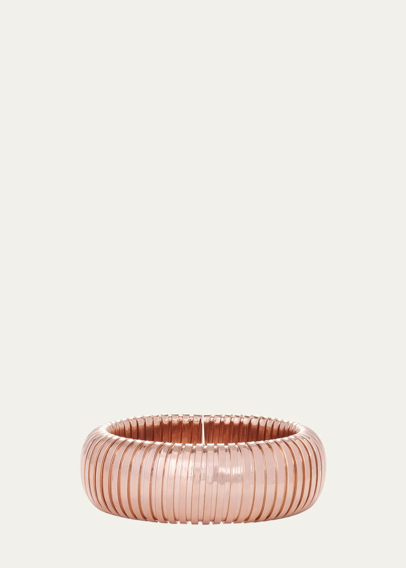 Sidney Garber18K Rose Gold Tubogas Domed Cuff