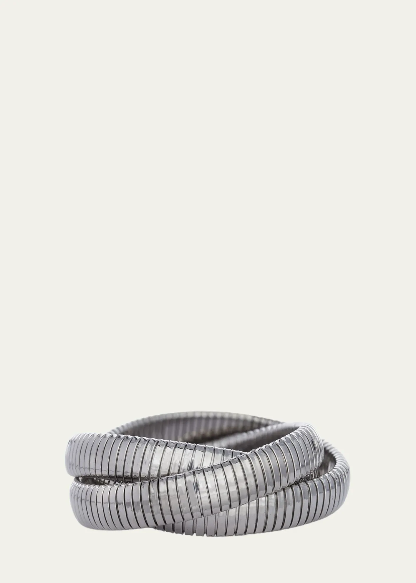 Sidney Garber18K White Gold Rolling Bracelet
