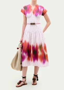 Silvia TcherassiAntia Belted Midi Dress