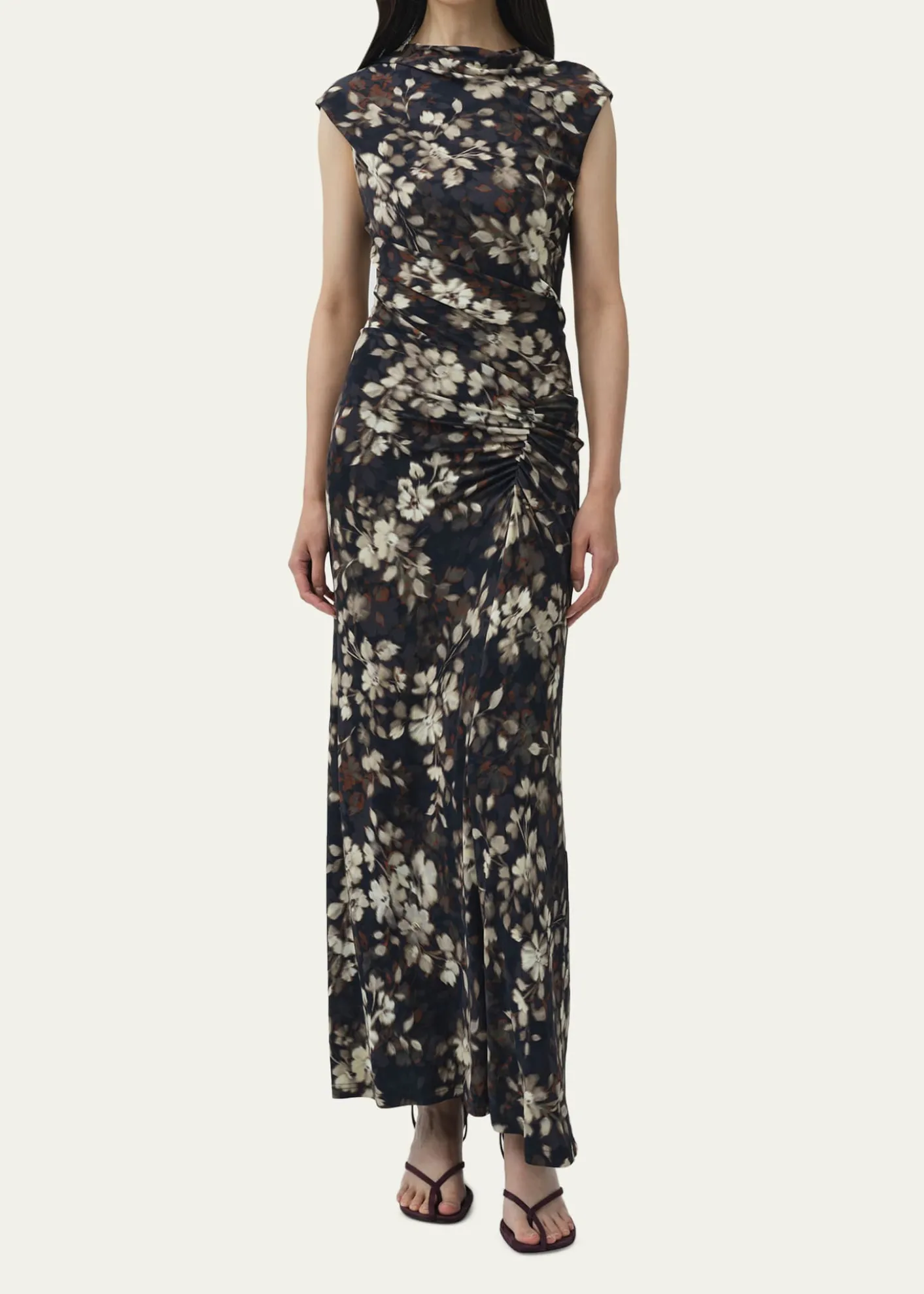 SIMKHAIAcacia Draped Jersey Midi Dress