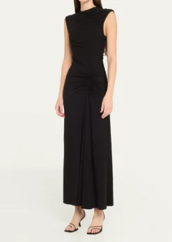 SIMKHAIAcacia Sleeveless Gathered Midi Dress