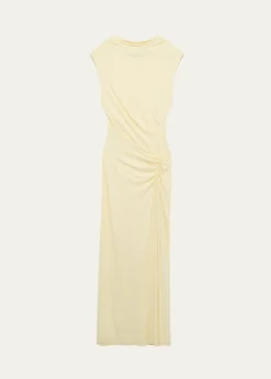 SIMKHAIAcacia Sleeveless Ruched Midi Dress