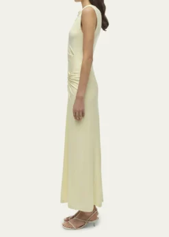 SIMKHAIAcacia Sleeveless Ruched Midi Dress