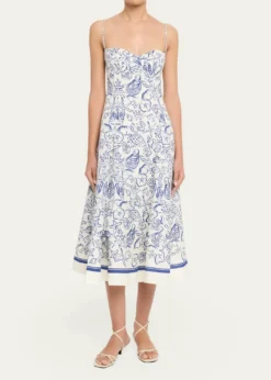 SIMKHAIAnalise Bustier Midi Dress