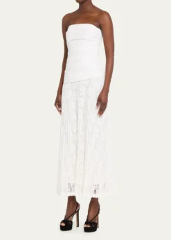 SIMKHAIAnnalise Cotton Lace Midi Dress