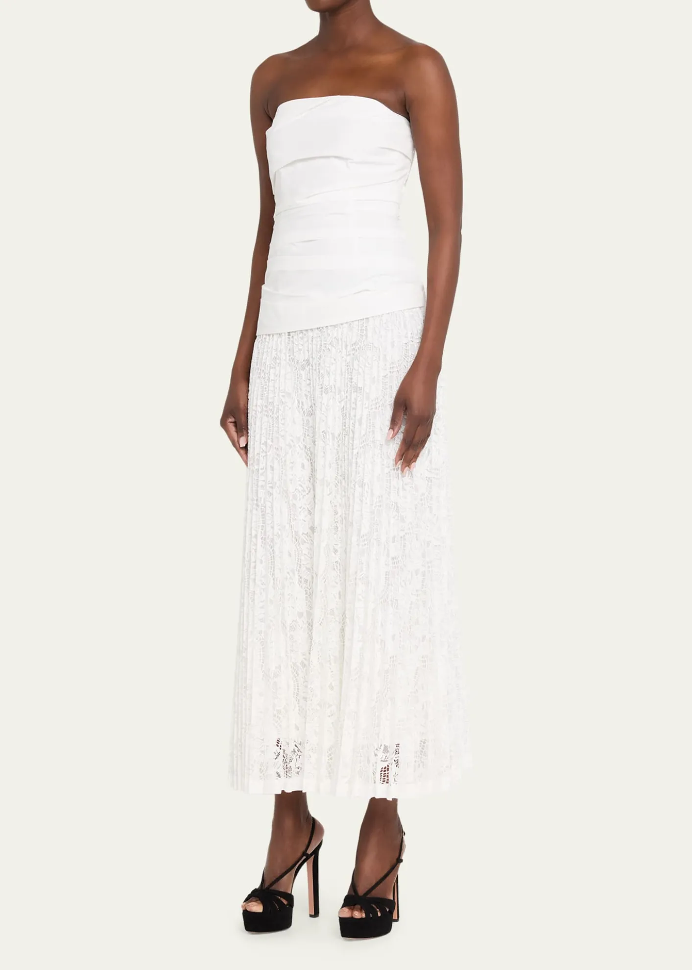 SIMKHAIAnnalise Cotton Lace Midi Dress