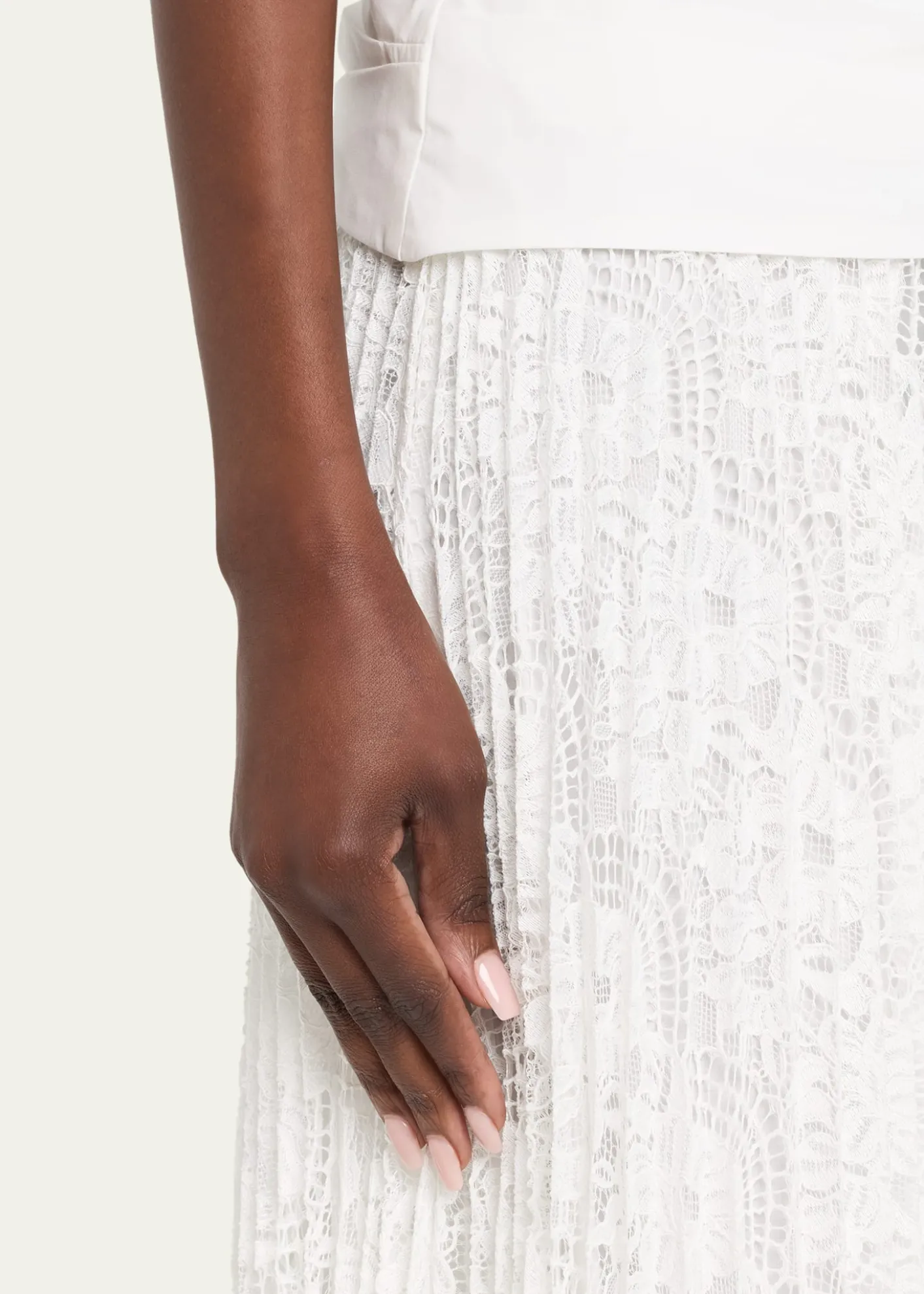 SIMKHAIAnnalise Cotton Lace Midi Dress