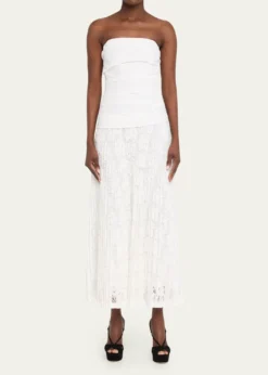 SIMKHAIAnnalise Cotton Lace Midi Dress