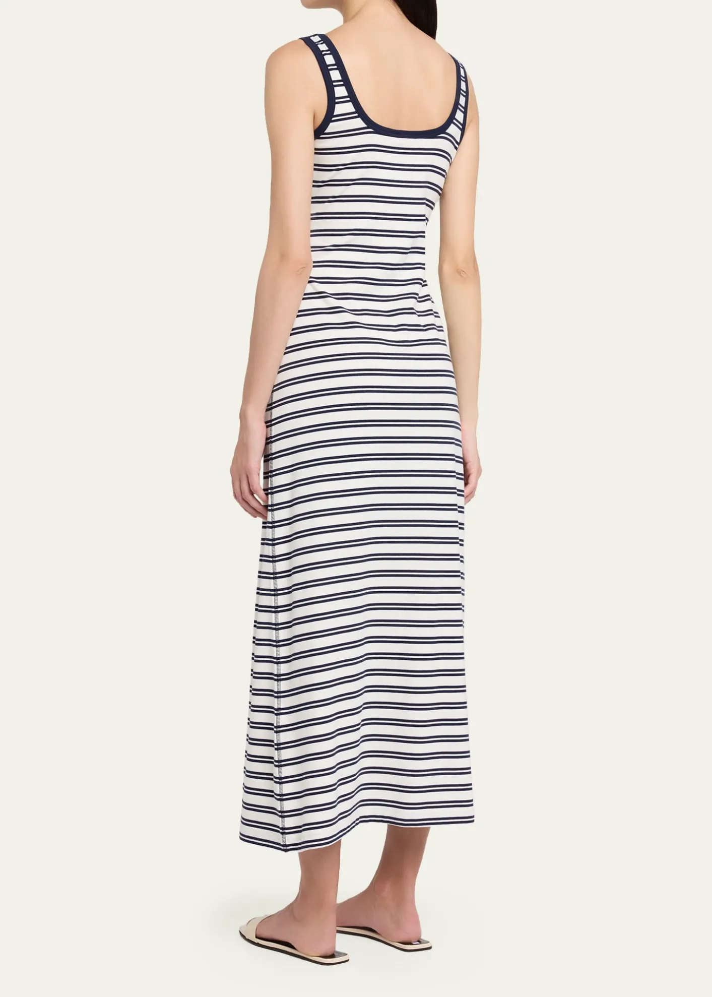 SIMKHAIBecker Striped Cotton Jersey Maxi Dress