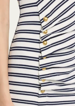 SIMKHAIBecker Striped Cotton Jersey Maxi Dress