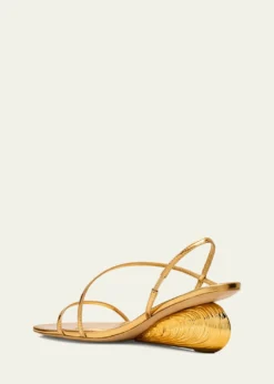 SIMKHAIBridget Metallic Wedge Strappy Sandals