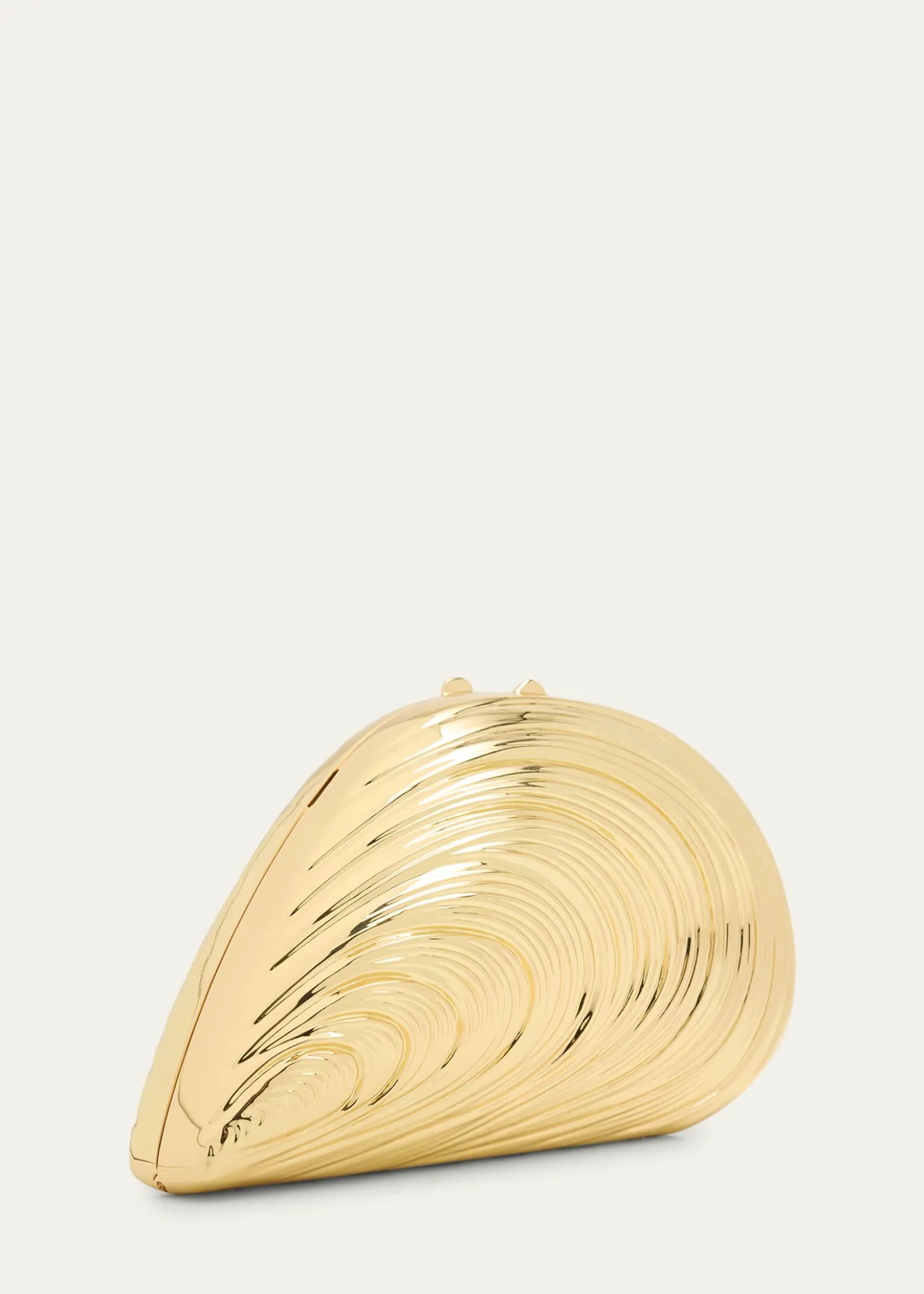 SIMKHAIBridget Mini Metal Oyster Shell Clutch Bag