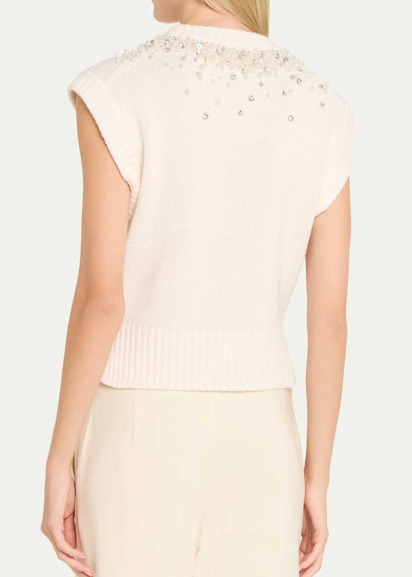 SIMKHAICandra Embellished Knit Vest