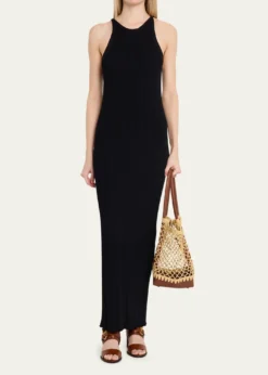 SIMKHAICaspian Open-Work Raffia Tote Bag
