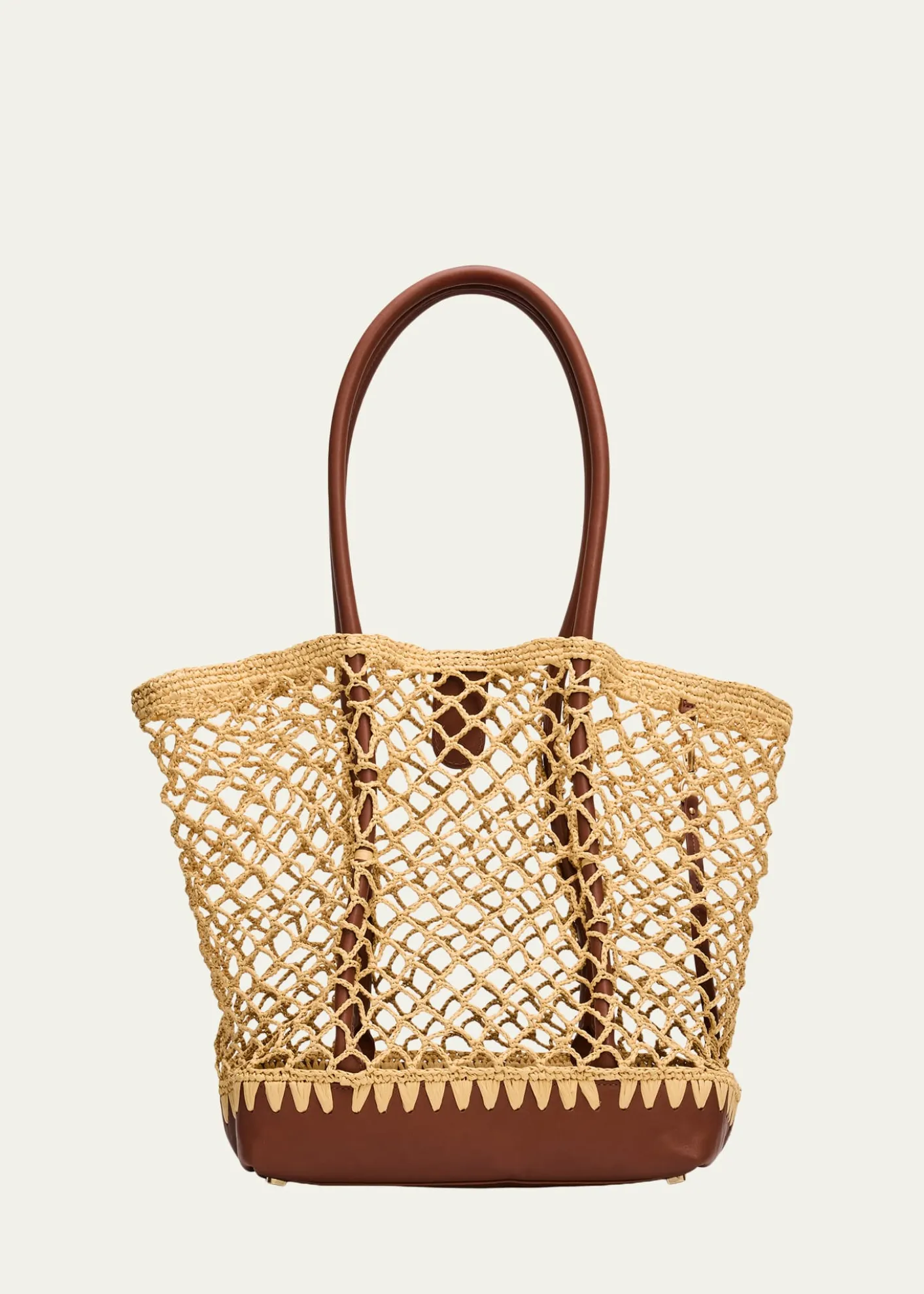 SIMKHAICaspian Open-Work Raffia Tote Bag