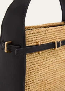 SIMKHAICleo Mini Raffia Bucket Bag