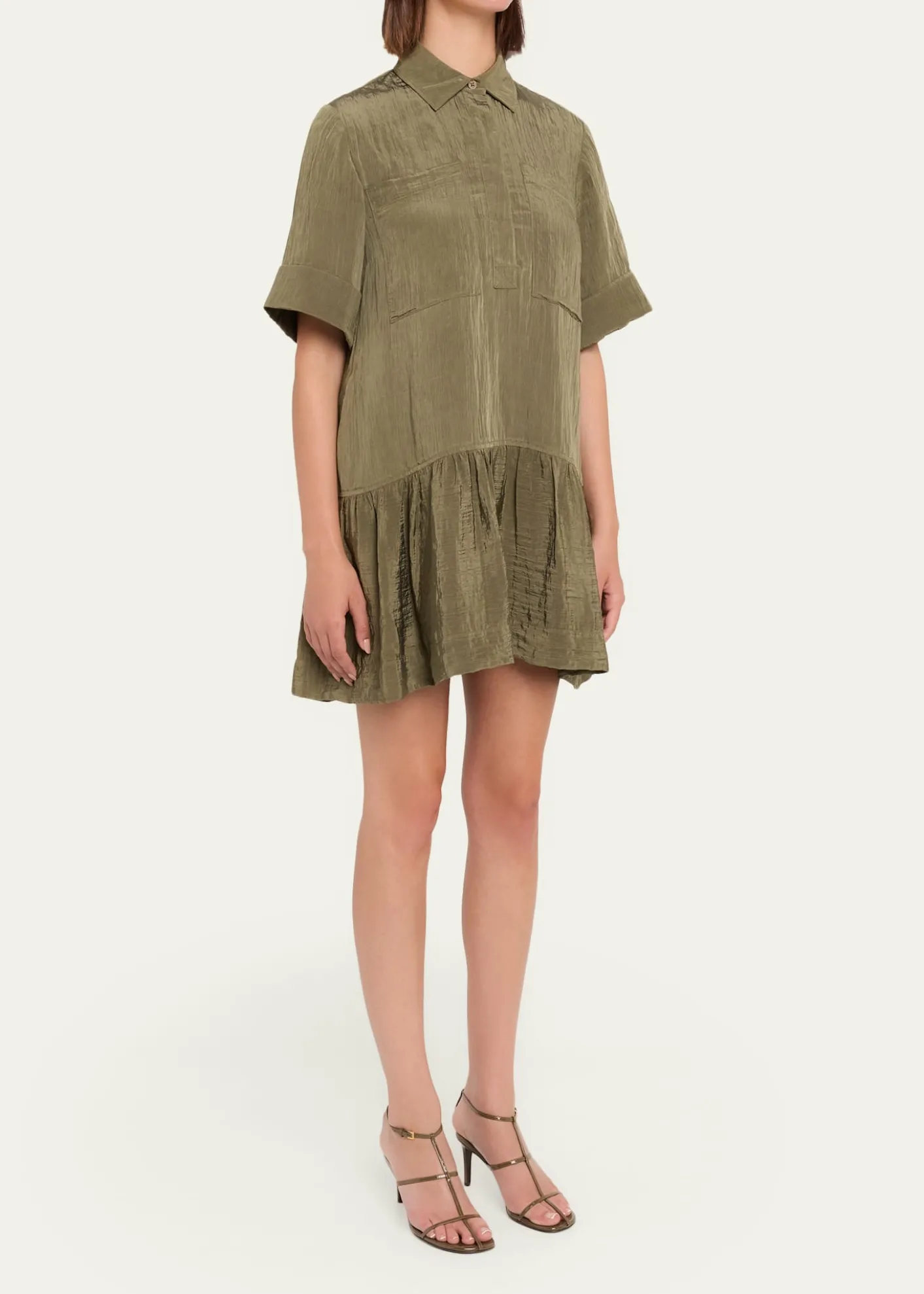 SIMKHAICris Short-Sleeve Shirtdress