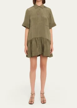 SIMKHAICris Short-Sleeve Shirtdress