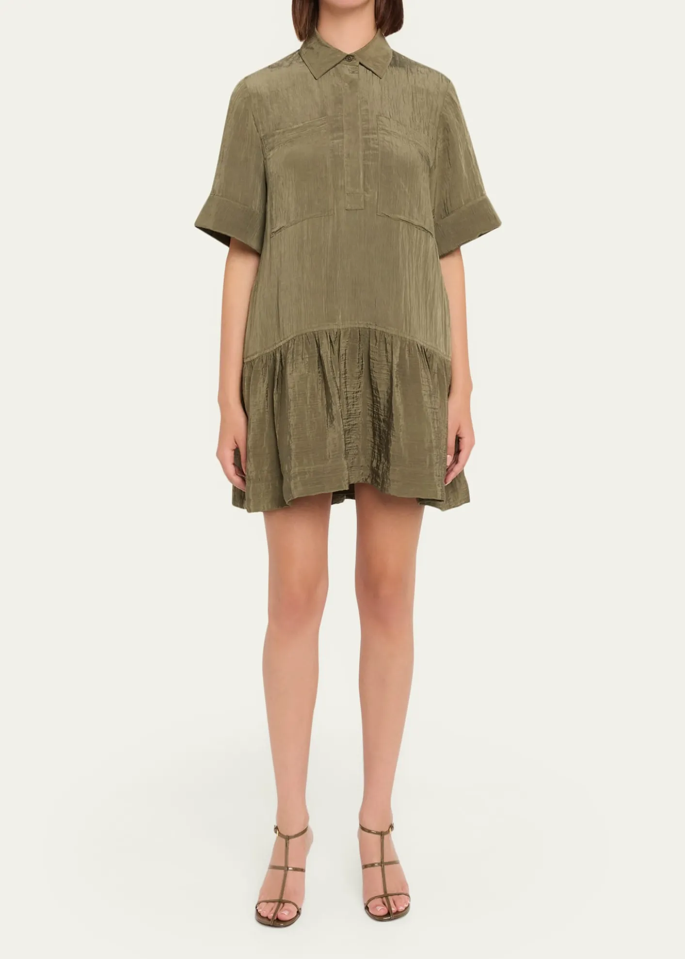 SIMKHAICris Short-Sleeve Shirtdress