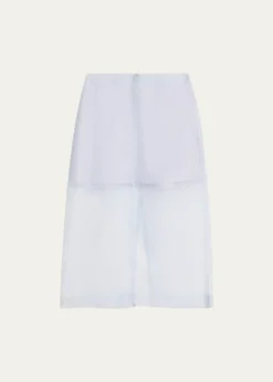 SIMKHAIDana Organza Midi Skirt
