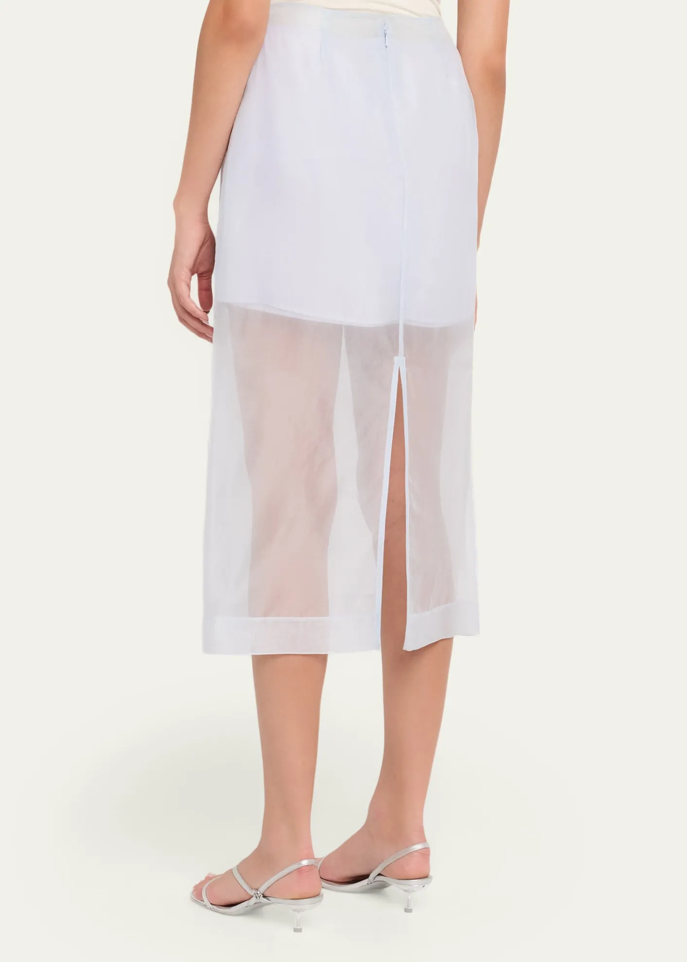 SIMKHAIDana Organza Midi Skirt