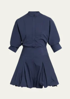 SIMKHAIEffie Cotton Bubble Mini Dress