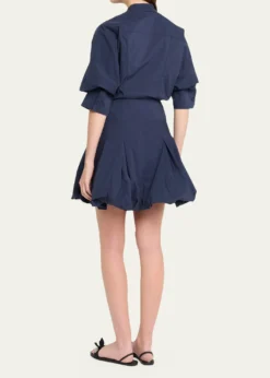 SIMKHAIEffie Cotton Bubble Mini Dress