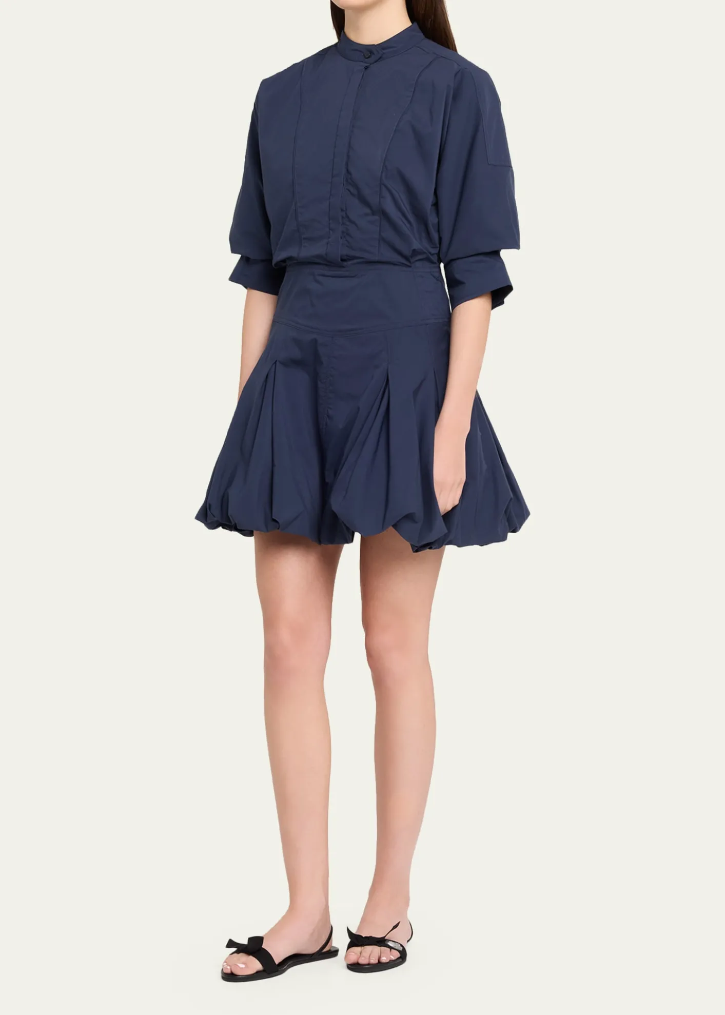 SIMKHAIEffie Cotton Bubble Mini Dress