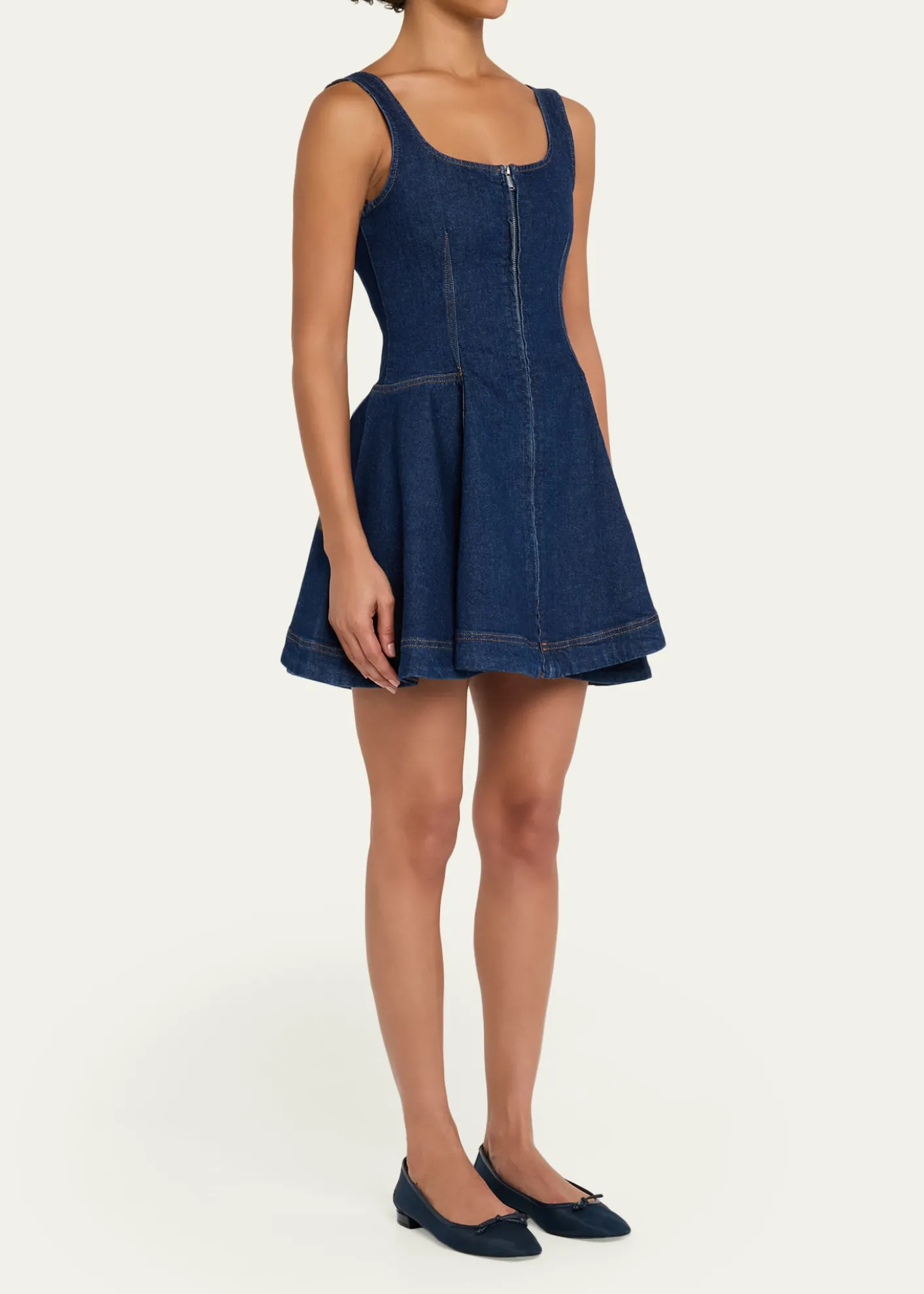 SIMKHAIEleodra Denim Mini Dress