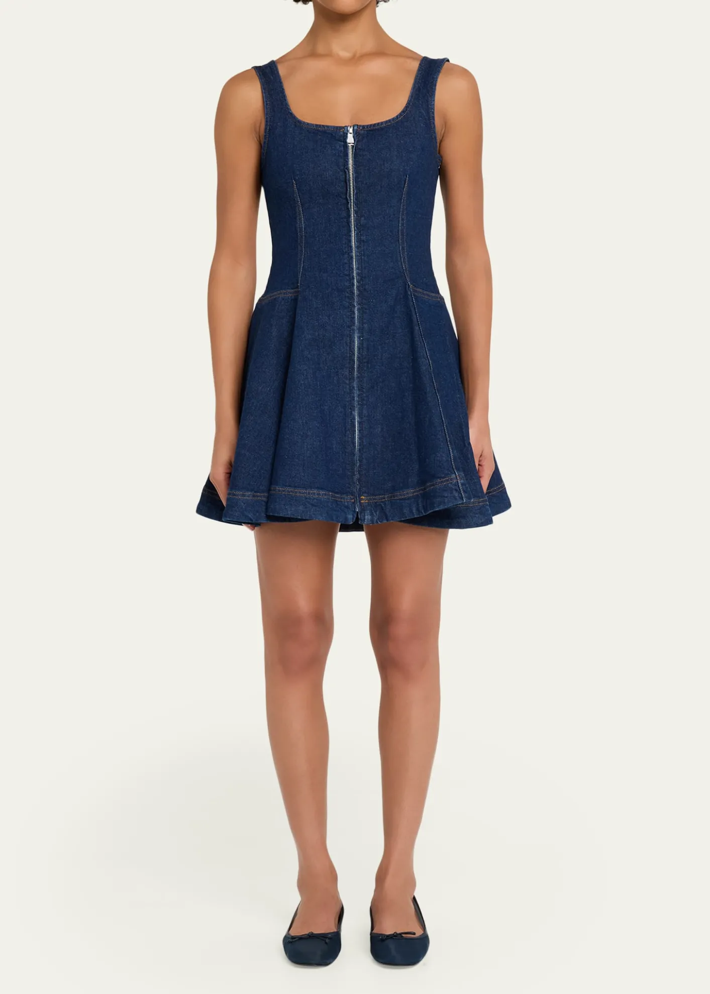 SIMKHAIEleodra Denim Mini Dress