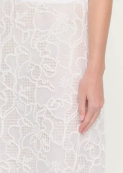 SIMKHAIElissa Embroidered Column Skirt