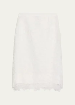 SIMKHAIElissa Embroidered Column Skirt