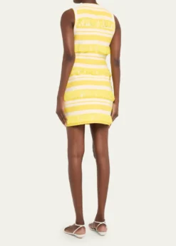 SIMKHAIElly Knit Fringe Mini Dress