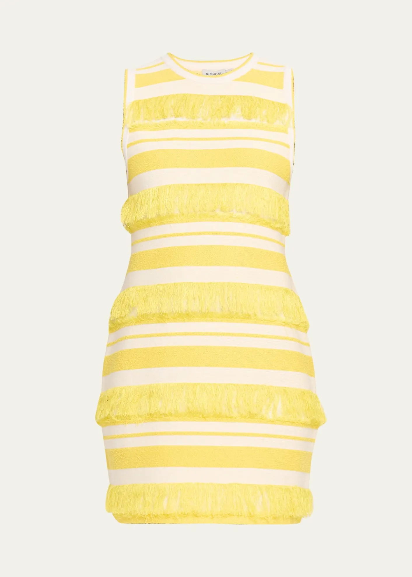 SIMKHAIElly Knit Fringe Mini Dress