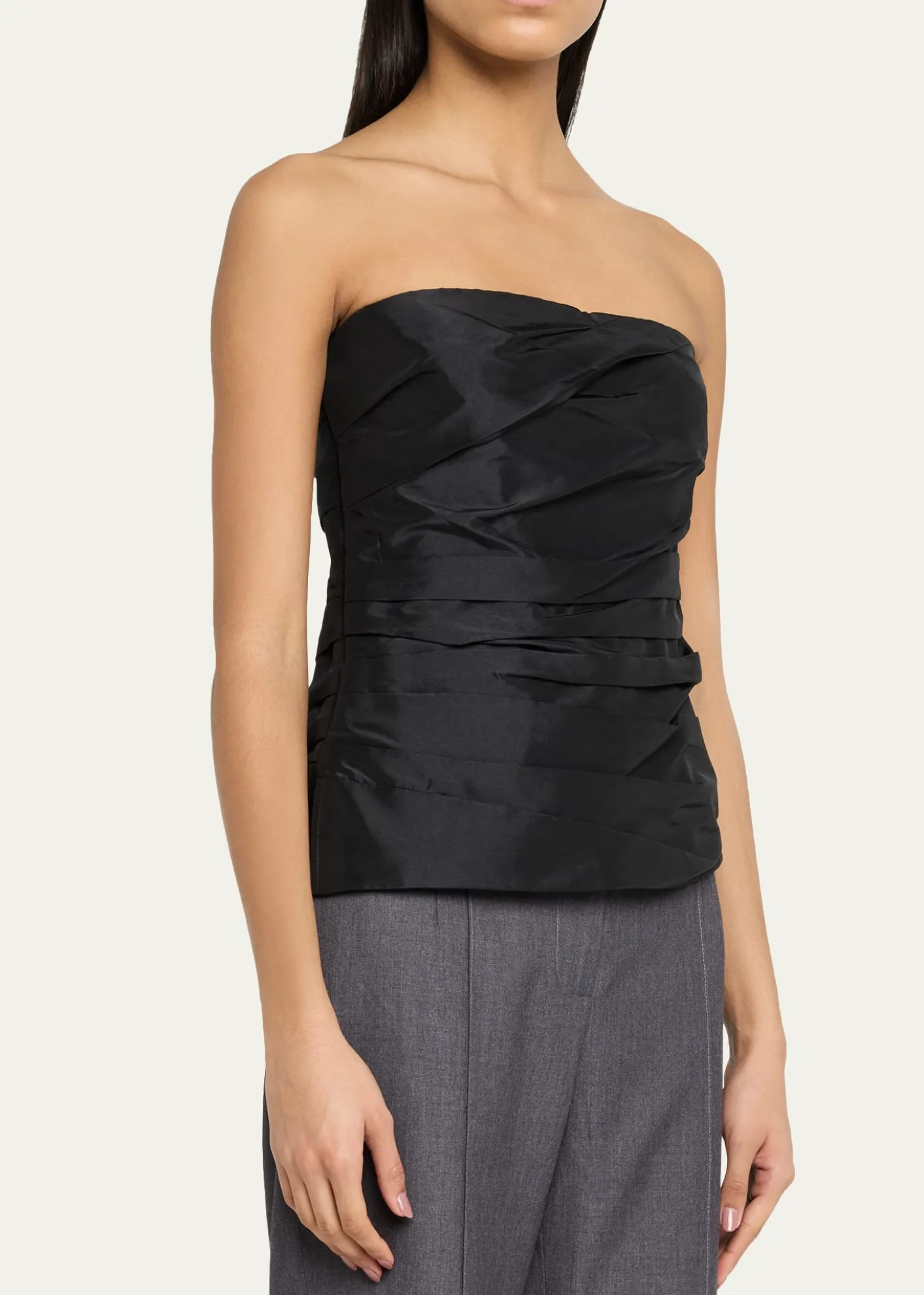 SIMKHAIEmerson Ruched Bustier
