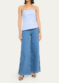 SIMKHAIEmerson Ruched Strapless Top