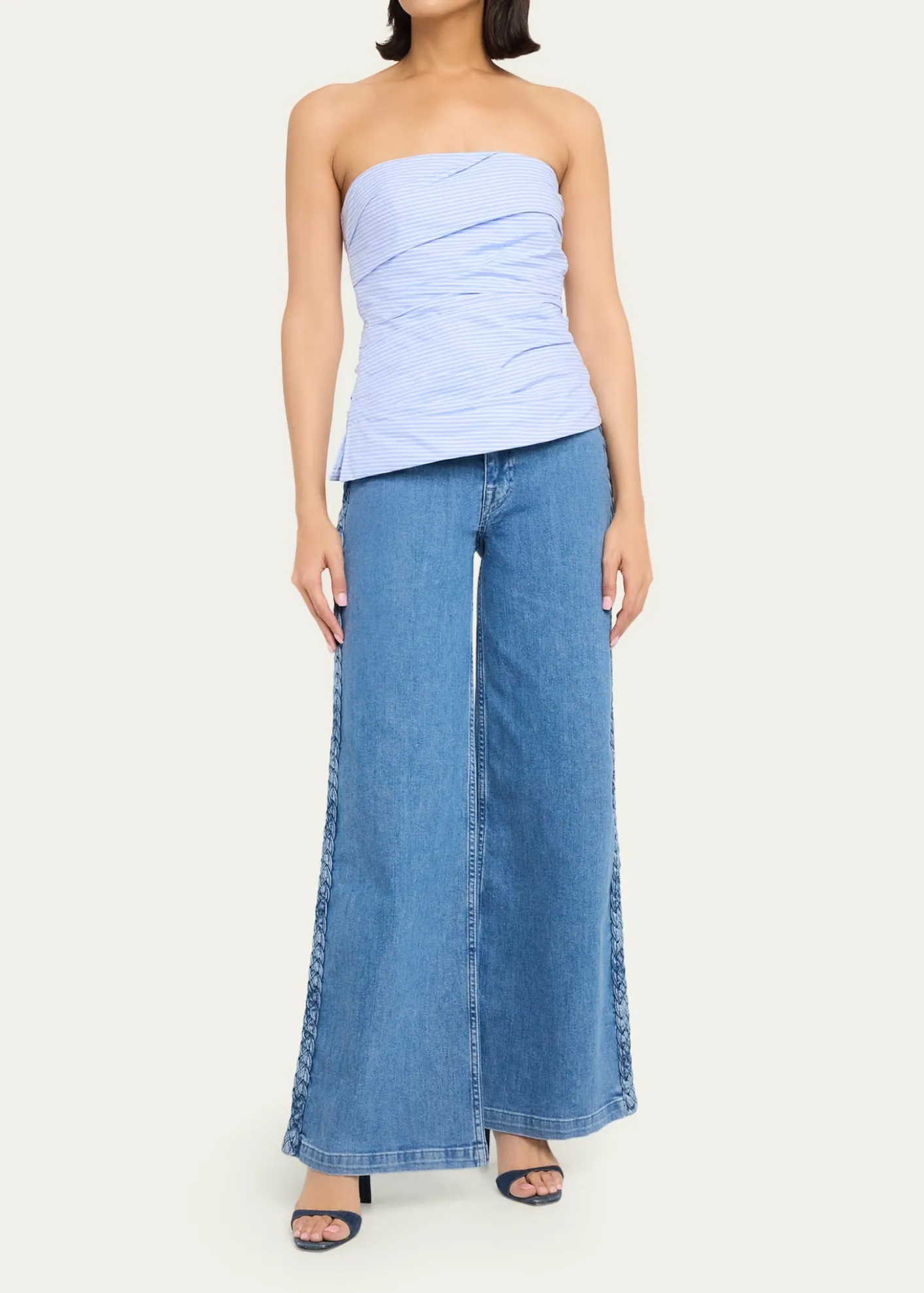 SIMKHAIEmerson Ruched Strapless Top