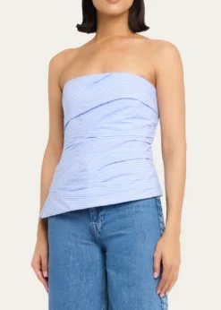 SIMKHAIEmerson Ruched Strapless Top